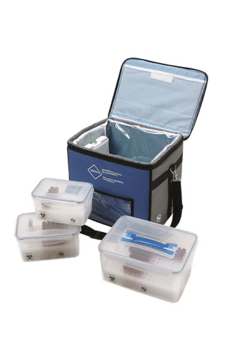 DEBAMED Lab-Box Bags for transporting samples of biological substances